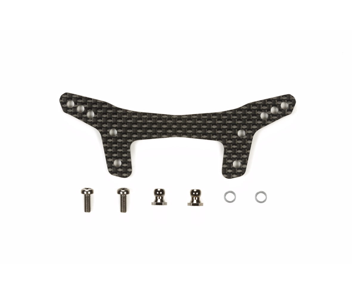 Tamiya DT-03 Dämpferbrücke vorn carbon verst. Tamiya DT-03 Dämpferbrücke vorn carbon verst.