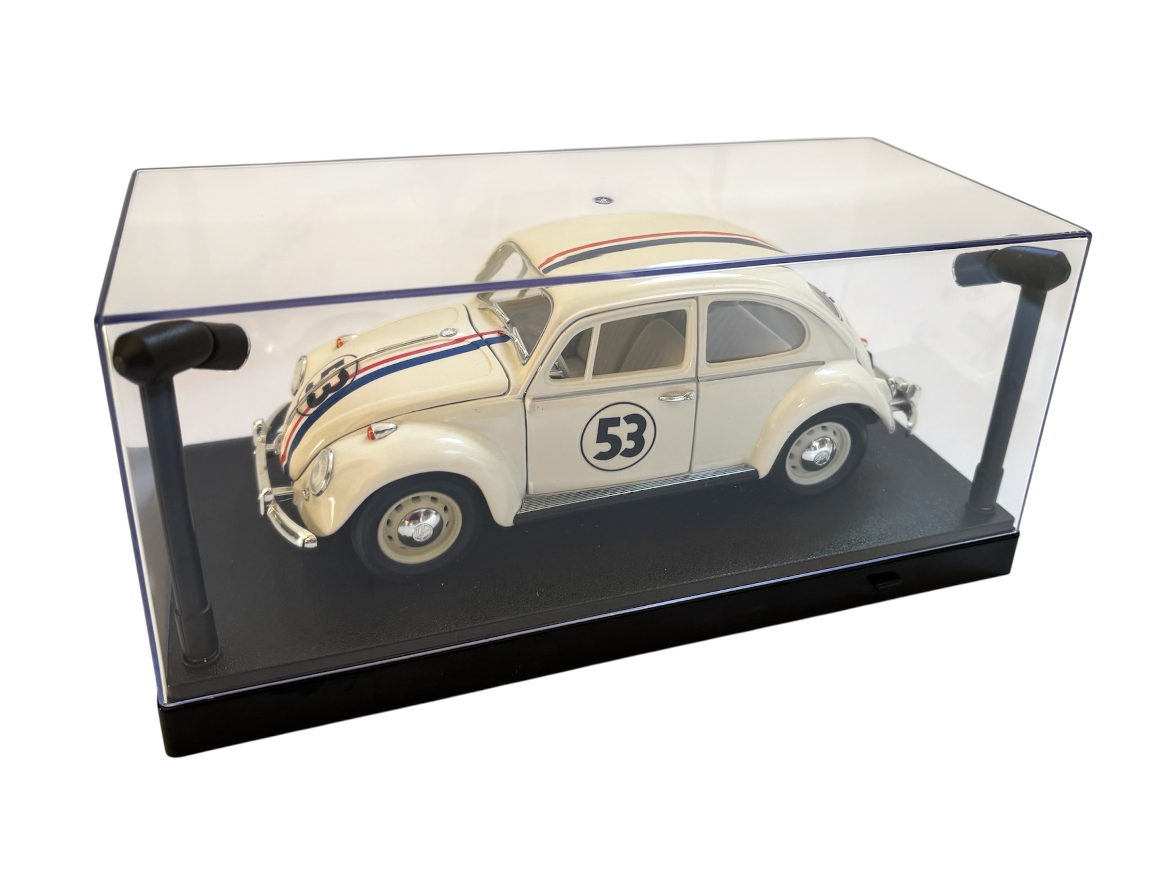 Triple9 LED-Vitrine fuer Modellautos 1_43_1_64 Schwarz mit Beleuchtung_