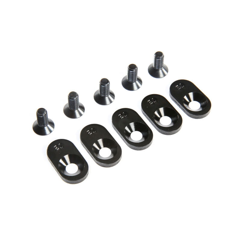 Losi EngineMntInsert-Screws_ BLK_ 21T_5_ 5ive-T 2.0 - RC-Zubehoer