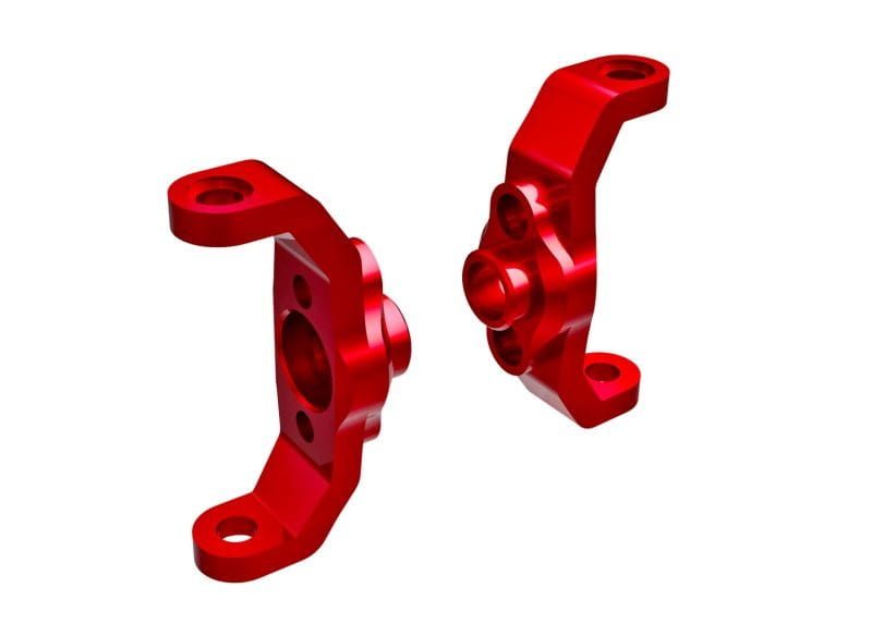 Traxxas C-Hubs 6061-T6 Aluminium rot l_r - RC-Zubehoer