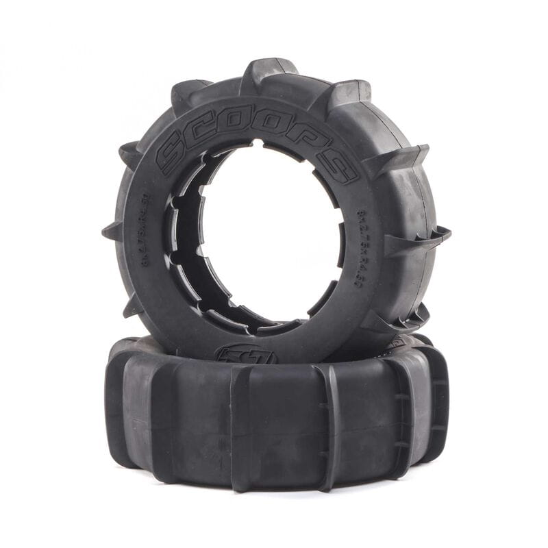 Losi Scoops Paddle Tire _2_ DBXL-E 2.0 - RC-Zubehoer