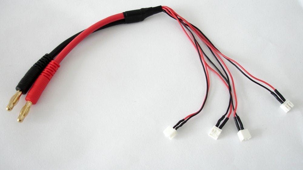 Pichler Ladekabel für E-flite Blade MCP X Akkus 4 fach Ladekabel