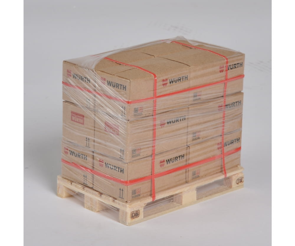Carson Euro-Palette mit WUeRTH-Verpackungen 1_14 Ladegut