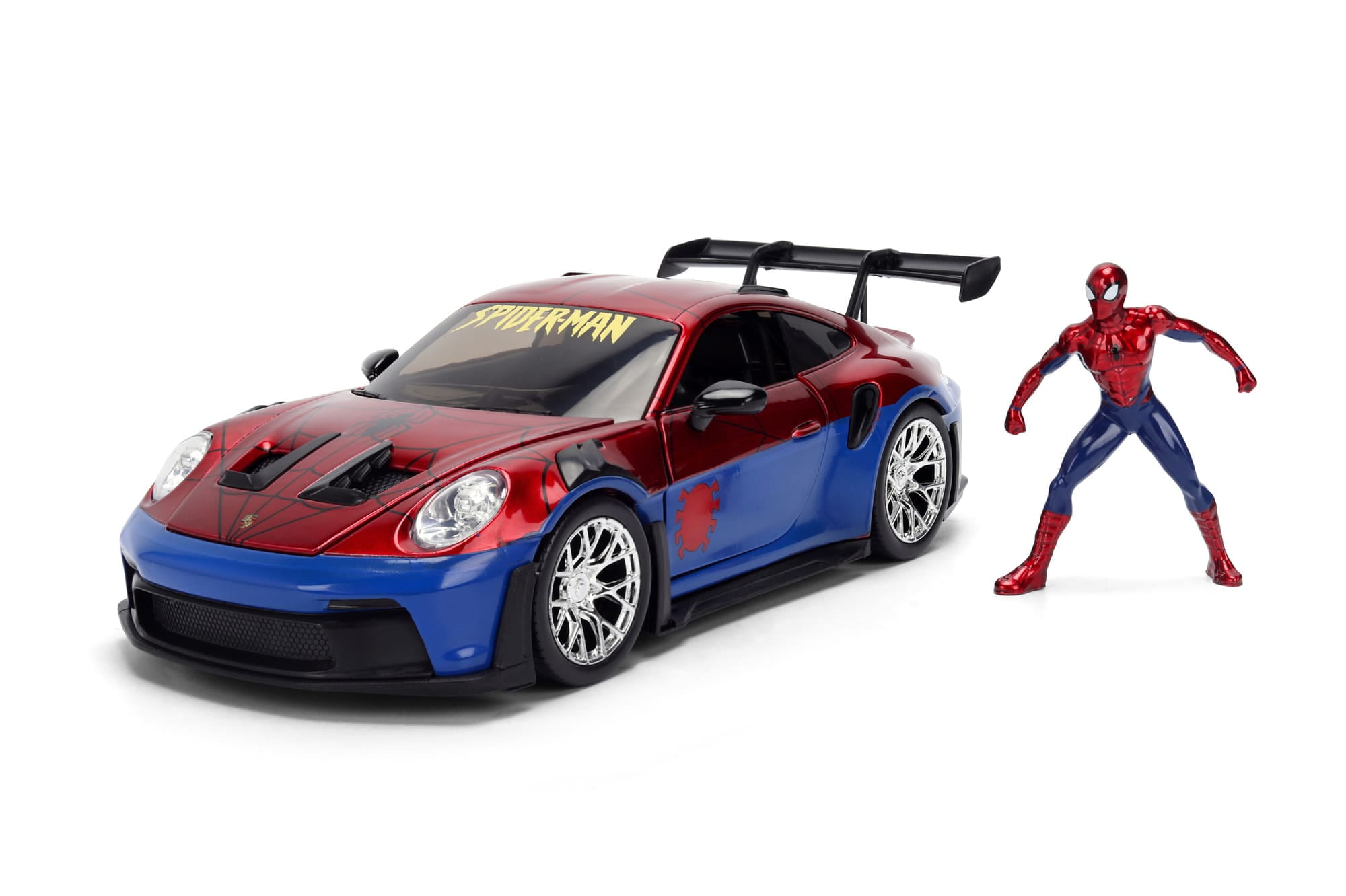 Jada Toys Marvel Spider-Man Porsche 911 GT3 RS 992 1_24 mit Figur