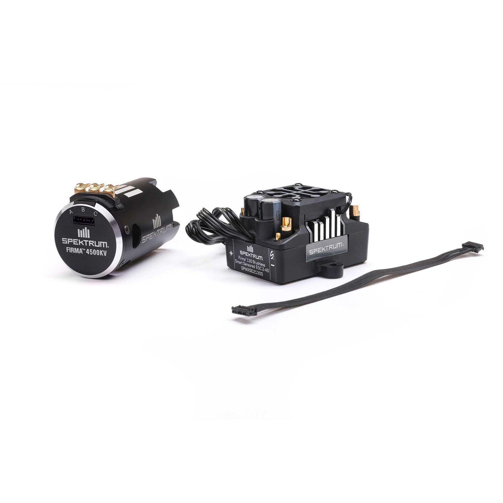 Spektrum Firma 130A Brushless Smart Regler _ 4500Kv Sensored Motor Combo - RC-Zubehoer