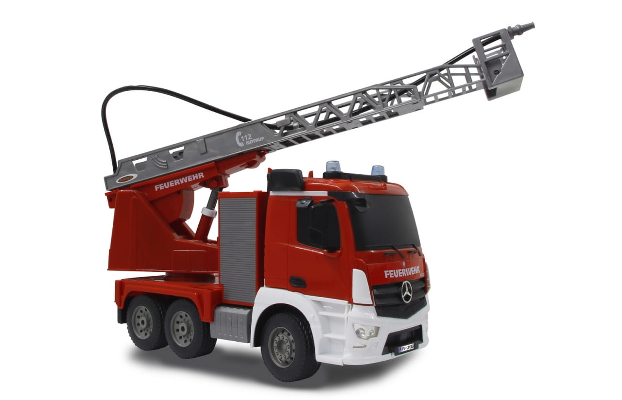 Jamara RC Feuerwehr Drehleiter 1:20 Mercedes Antos 2,4Ghz