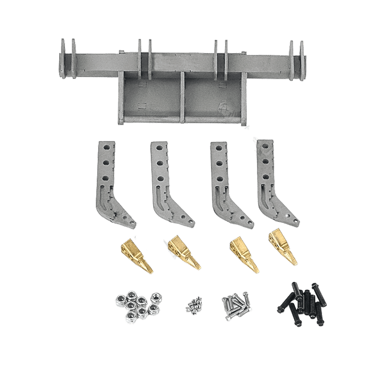Lesu Reisszahn 4fach fuer Kompaktlader - RC-Zubehoer