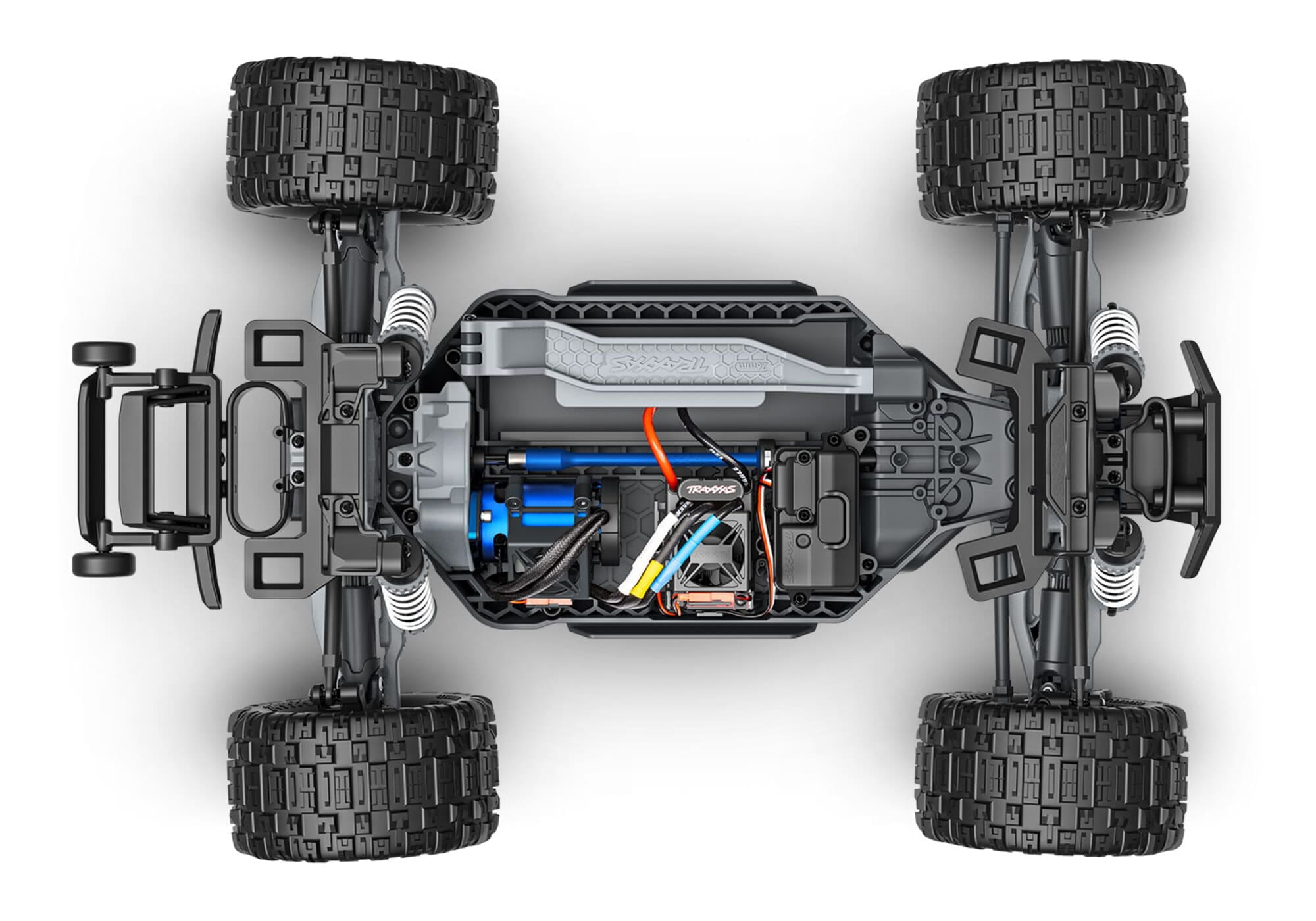 Traxxas Rustler 1_10 4X4 Brushless HD RTR Stadium Truck Schwarz