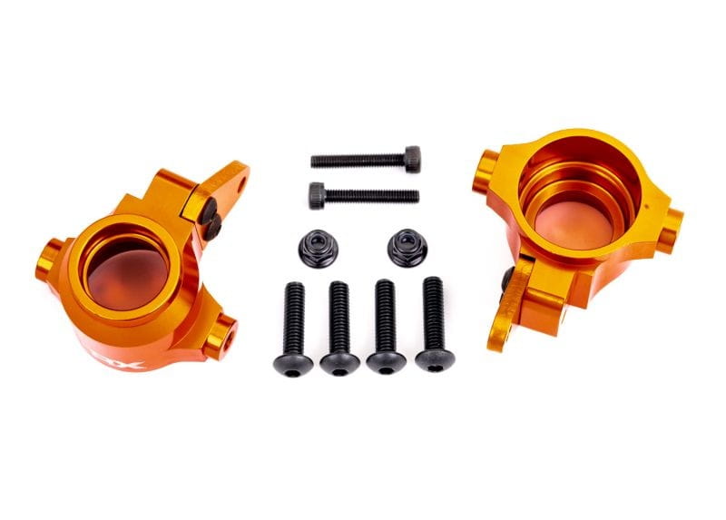Traxxas Lenkhebel Alu l_r vo Titanium orange eloxiert - RC-Zubehoer