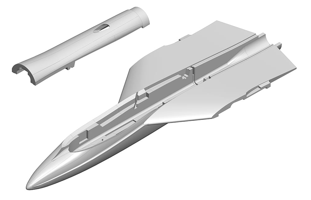 Multiplex Rumpf mit Deckel FunJet ULTRA 2 - RC-Zubehoer