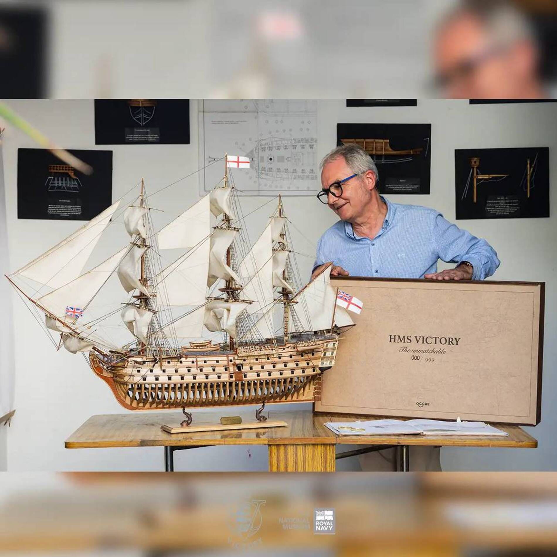 OcCre HMS Victory Holzmodellbausatz 1_87 – Limited Edition_