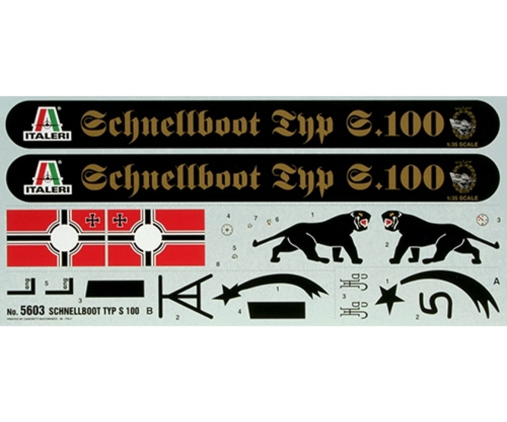 Italeri Schnellboot Typ S-100 PRM Edition Plastikmodellbausatz 1_35