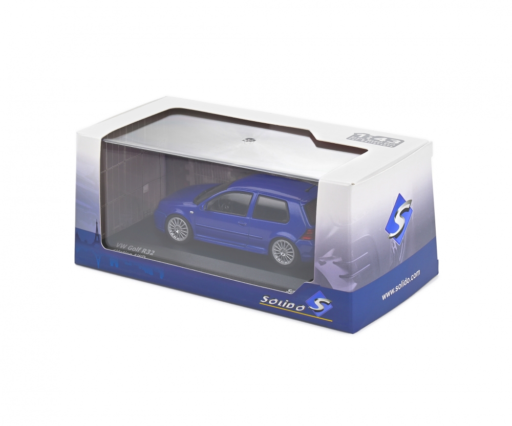 Solido 1_43 VW Golf R32 2003 blau Modellauto - RC-Zubehoer