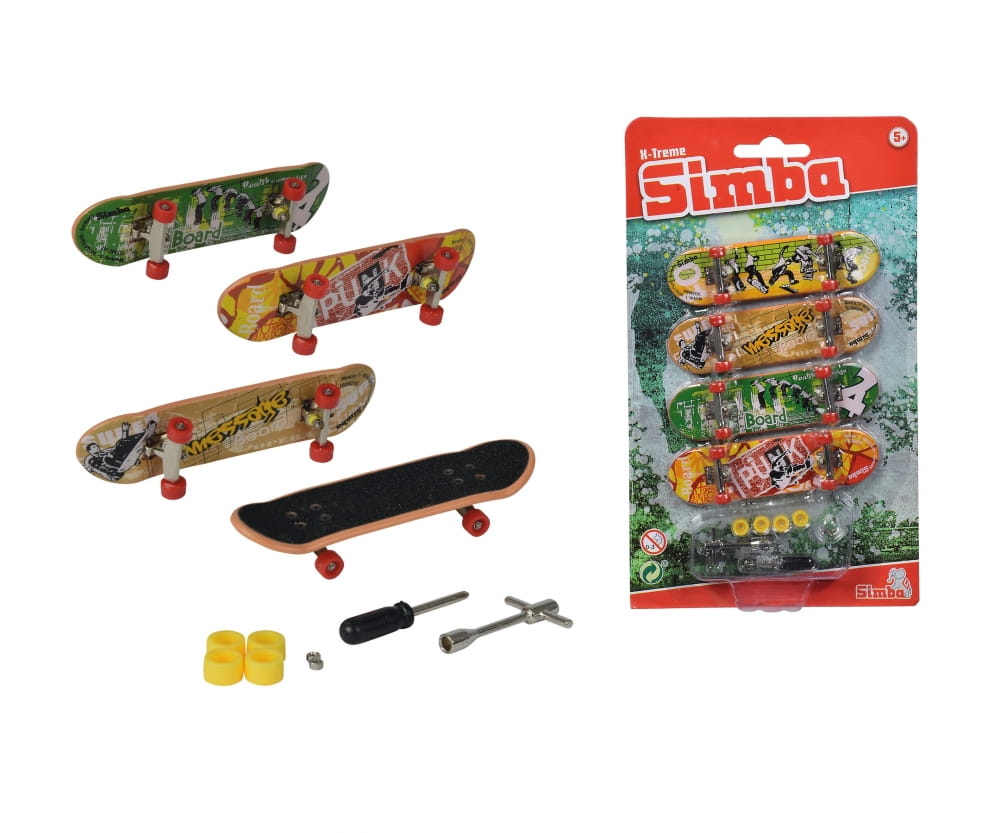 Simba Toys Finger Skateboard 4er Set