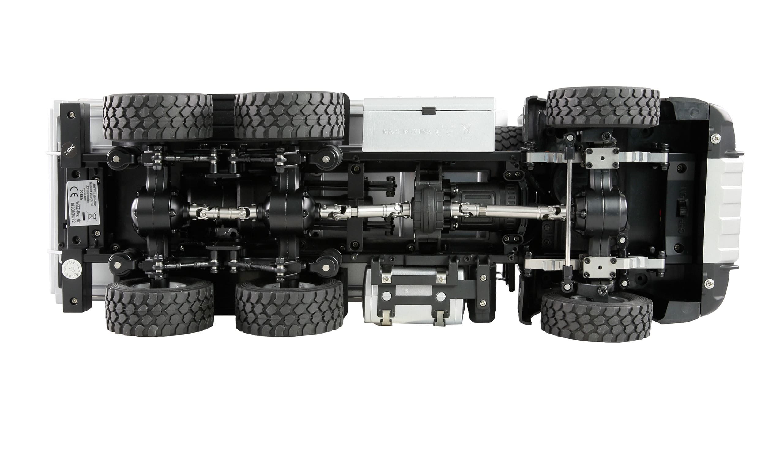 Mercedes-Benz Arocs 6x6 Kipper 1_14 RTR anthrazit