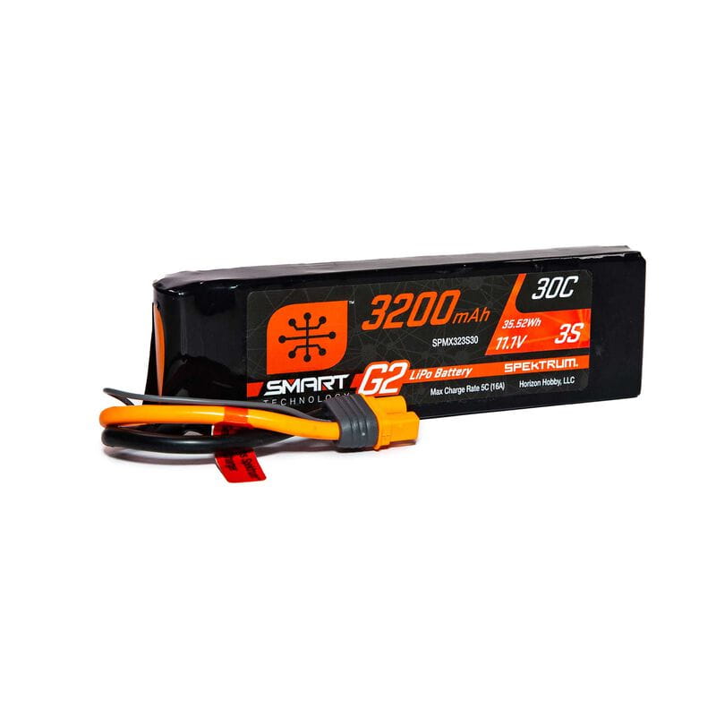 Spektrum Lipo Akku 3200mAh 3S 11,1V Smart G2 30C IC3 Spektrum Lipo Akku 3200mAh 3S 11,1V Smart G2 30C IC3