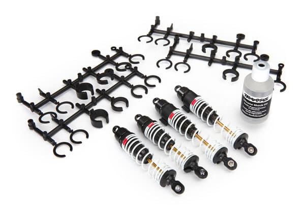 Traxxas Big Bore Stossdaempfer Set Aluminium fuer Slash Rustler Stampede Traxxas Big Bore Stossdaempfer Set Aluminium fuer Slash und Rustler Modelle