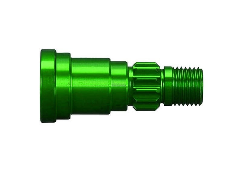 Traxxas Stub axle_ aluminum gruen-eloxiert_ _1_ _use only with #7750X - RC-Zubehoer