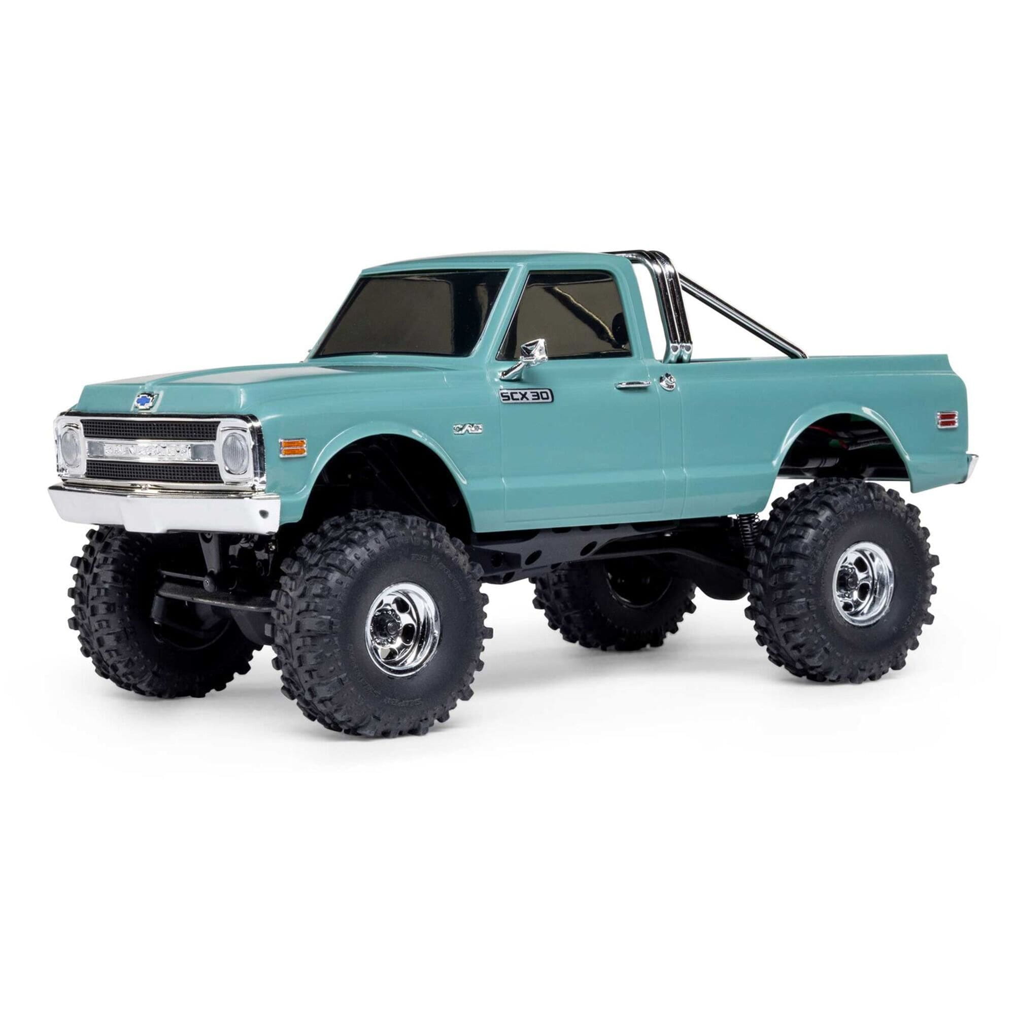 Axial SCX30 Chevrolet K10 1_30 4X4 RTR Rock Crawler Gruen