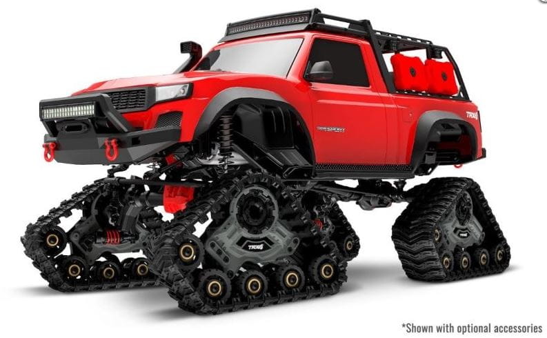 Traxxas TRX-4 Deep-Terrain Traxx Set mit All-Terrain Raedern fuer verbesserte Traktion