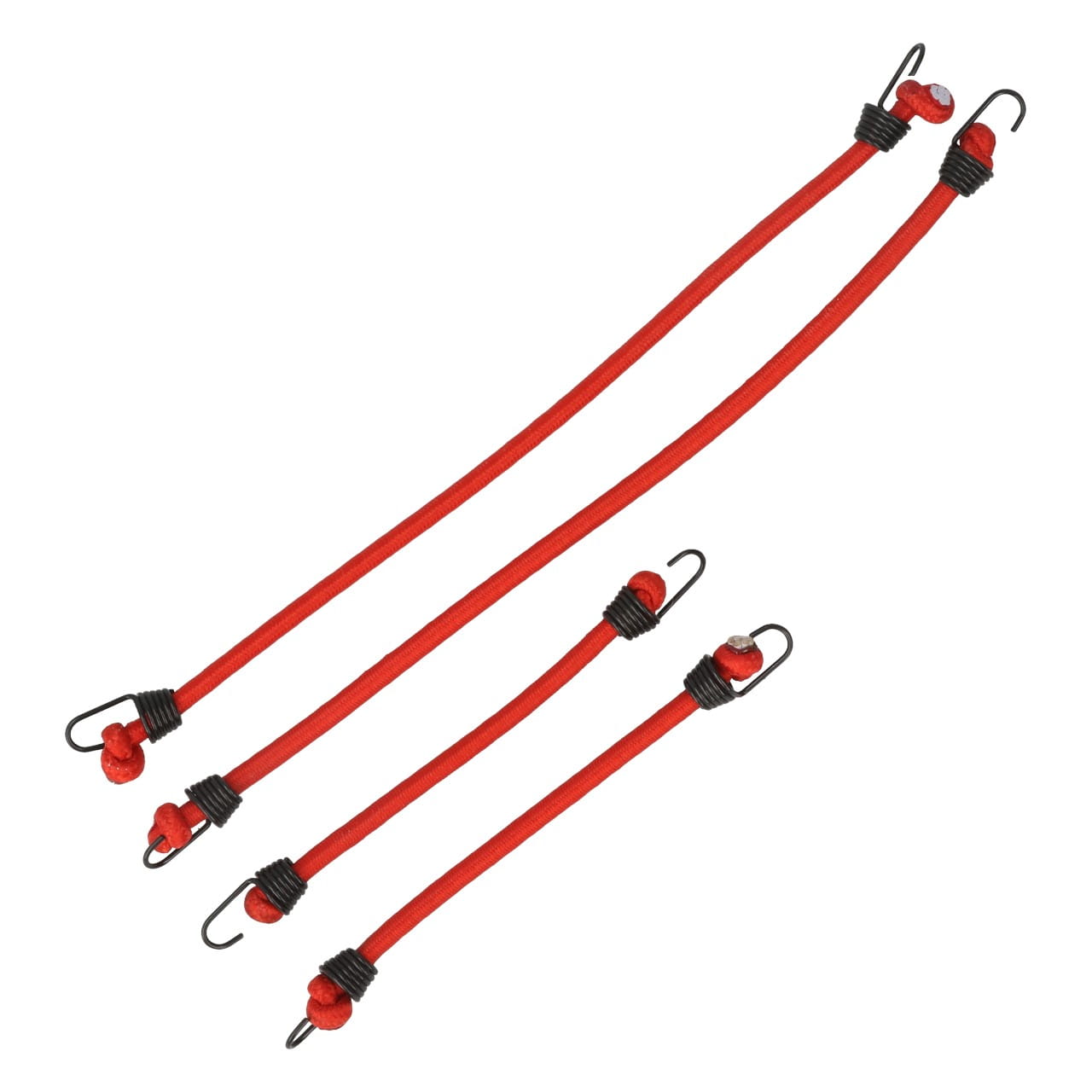 Robitronic Spanngurte mit Haken Rot elastisch _2 Paar_ - RC-Zubehoer