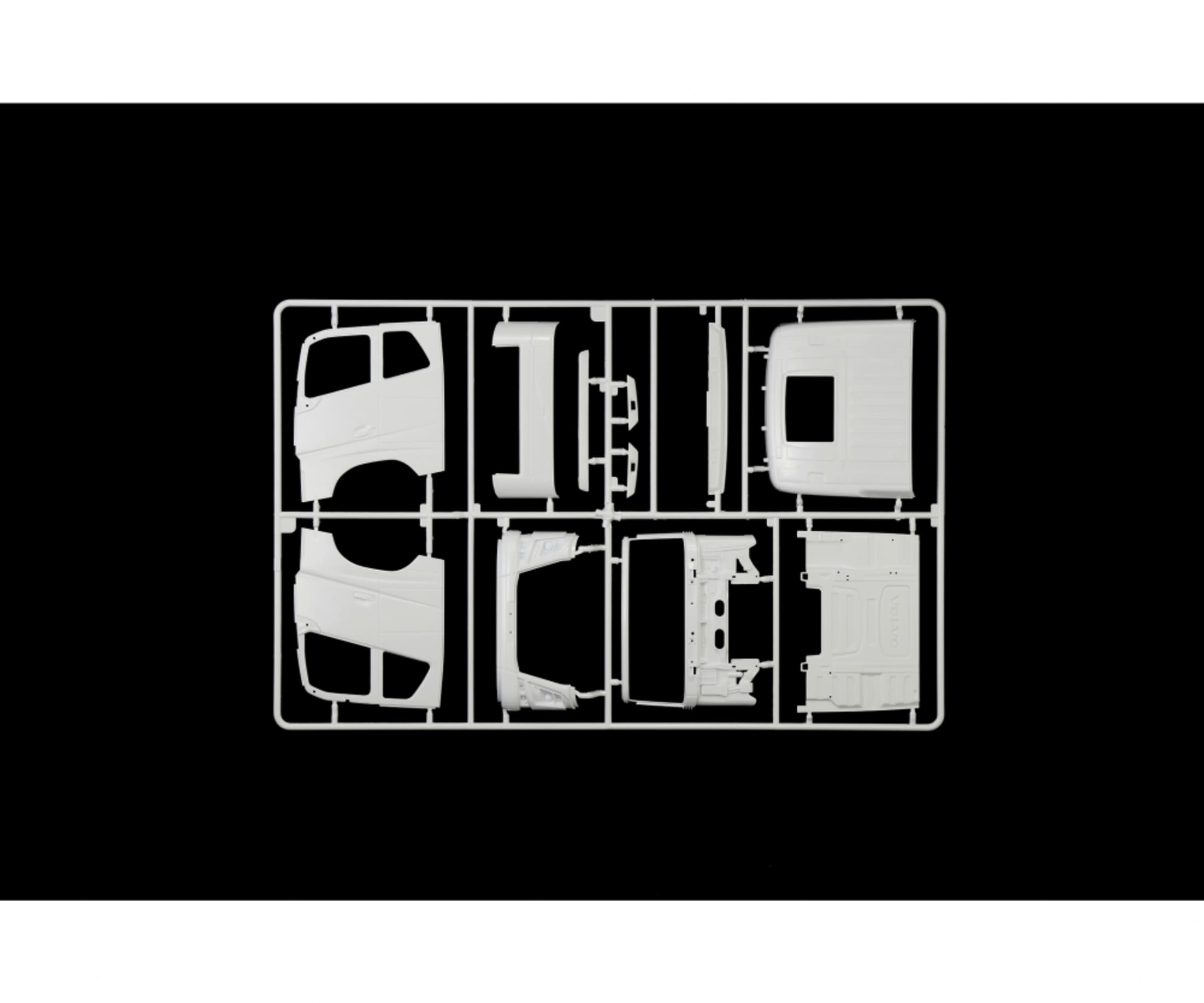 Italeri 1_24 VOLVO FH Plat Dak Plastik Modellbausatz - RC-Zubehoer