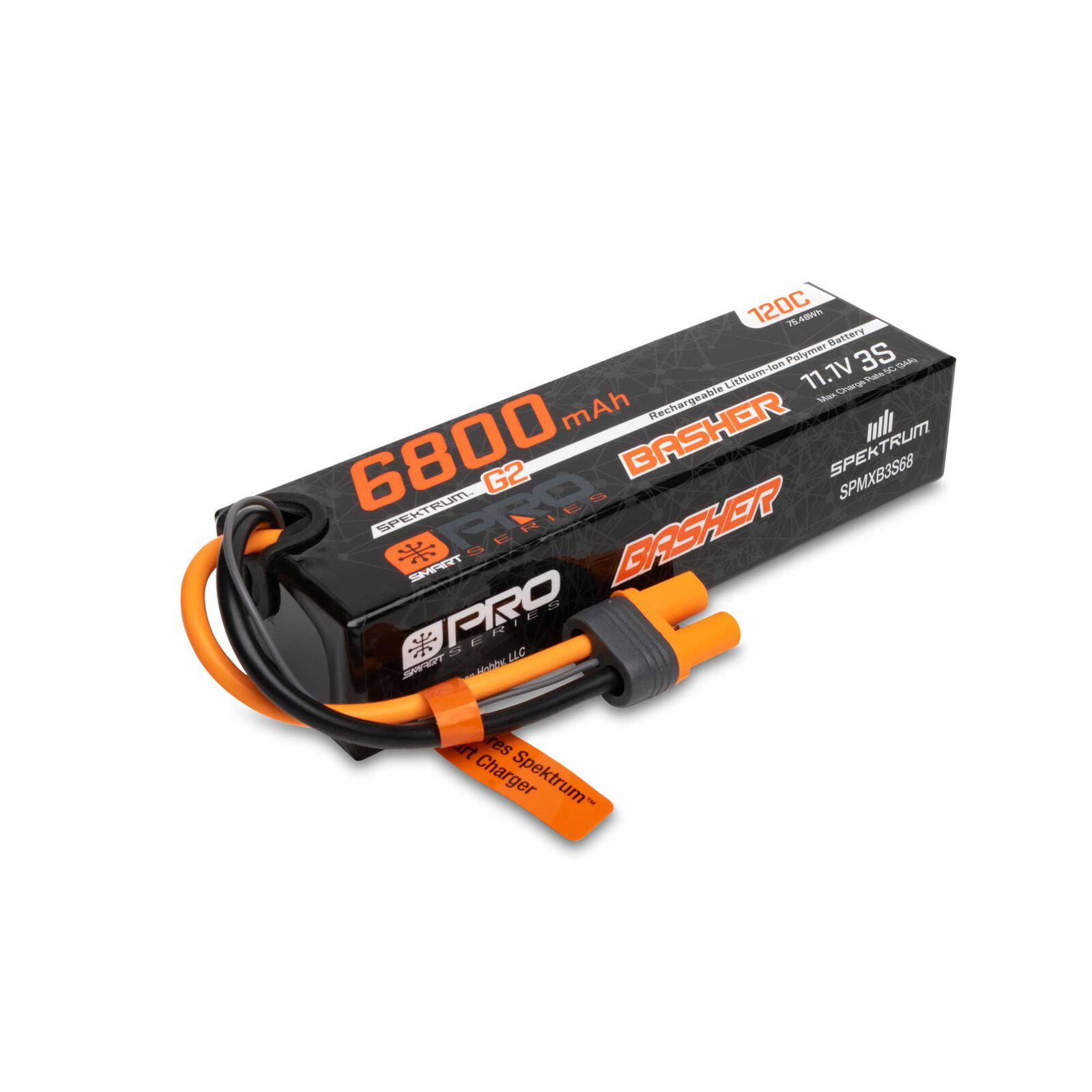 SPEKTRUM Lipo Akku 11 1V 6800mAh 3S Basher spektrum 11 1v 6800 lipo akku