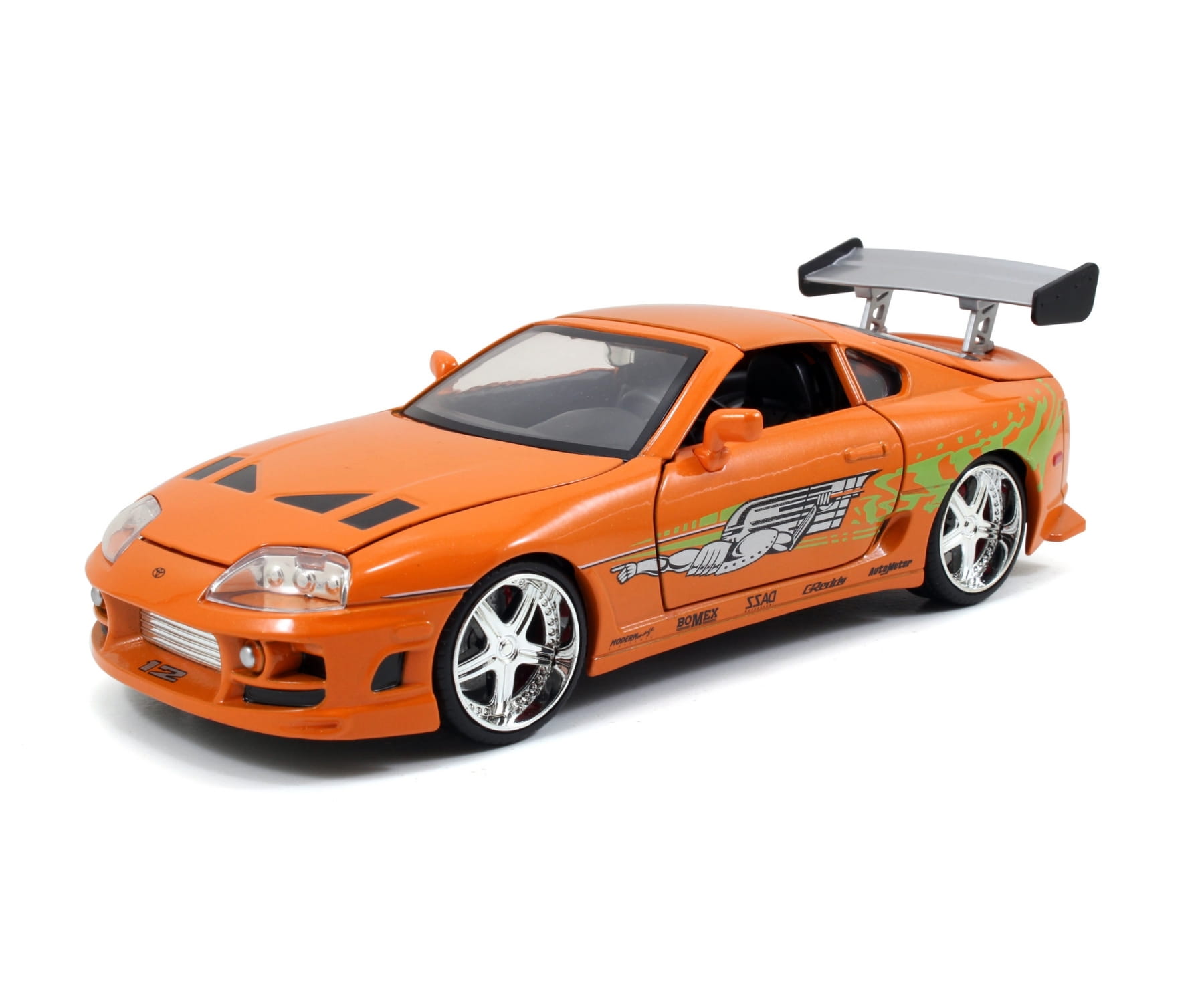 Jadatoys Toyota Supra 1995 Fast and Furious 1:24 Modellauto mit Figur Brian