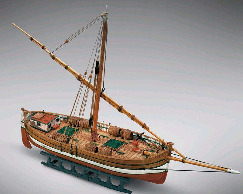Mini Mamoli Schiff Leudo 1:72 Holz Bausatz