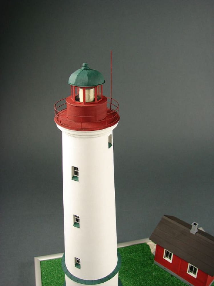 Shipyard Leuchtturm Marjaniemi Lighthouse 1871 1:72 Laser Kartonbausatz