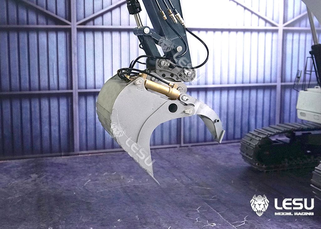 Lesu Greifschaufel hydraulisch fuer 74t-Bagger - RC-Zubehoer