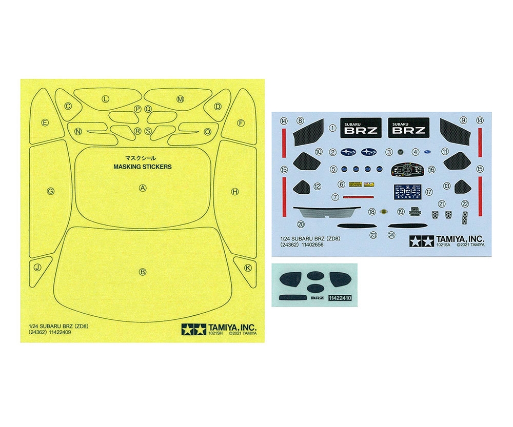 Tamiya Subaru BRZ _TD8_ 1_24 Platik Modellbau Auto Bausatz - RC-Zubehoer