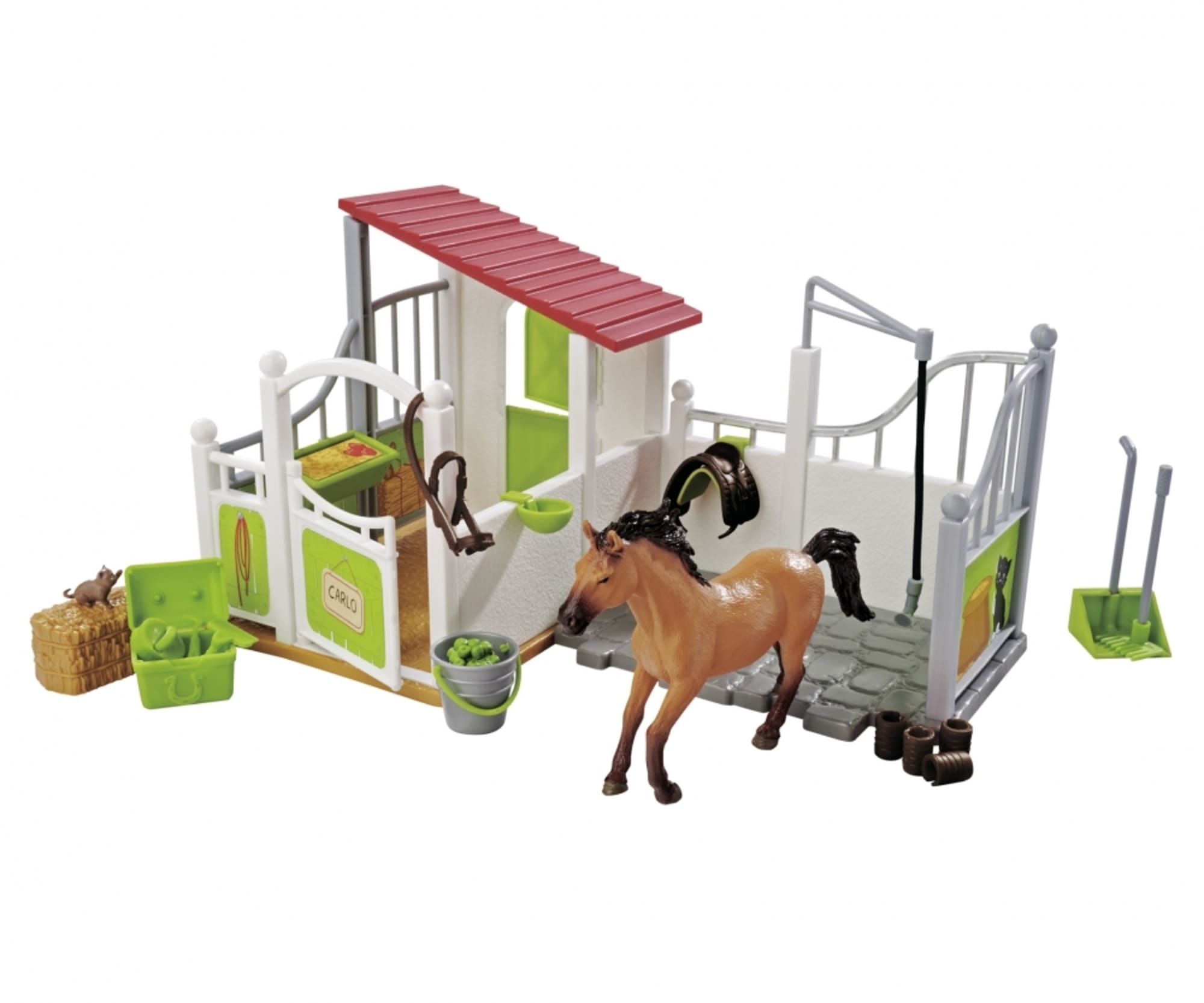 Simba Toys Pferdebox und Waschplatz mit Pferd
