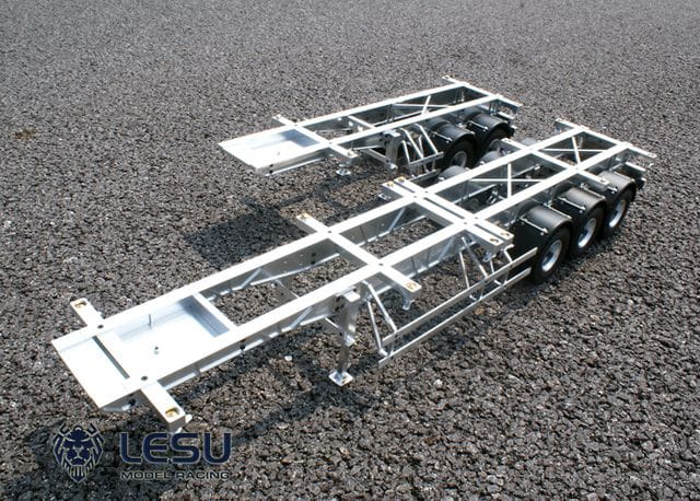 Lesu 1_14 Auflieger 3-Achs fuer Wechselcontainer aus Alu - RC-Zubehoer