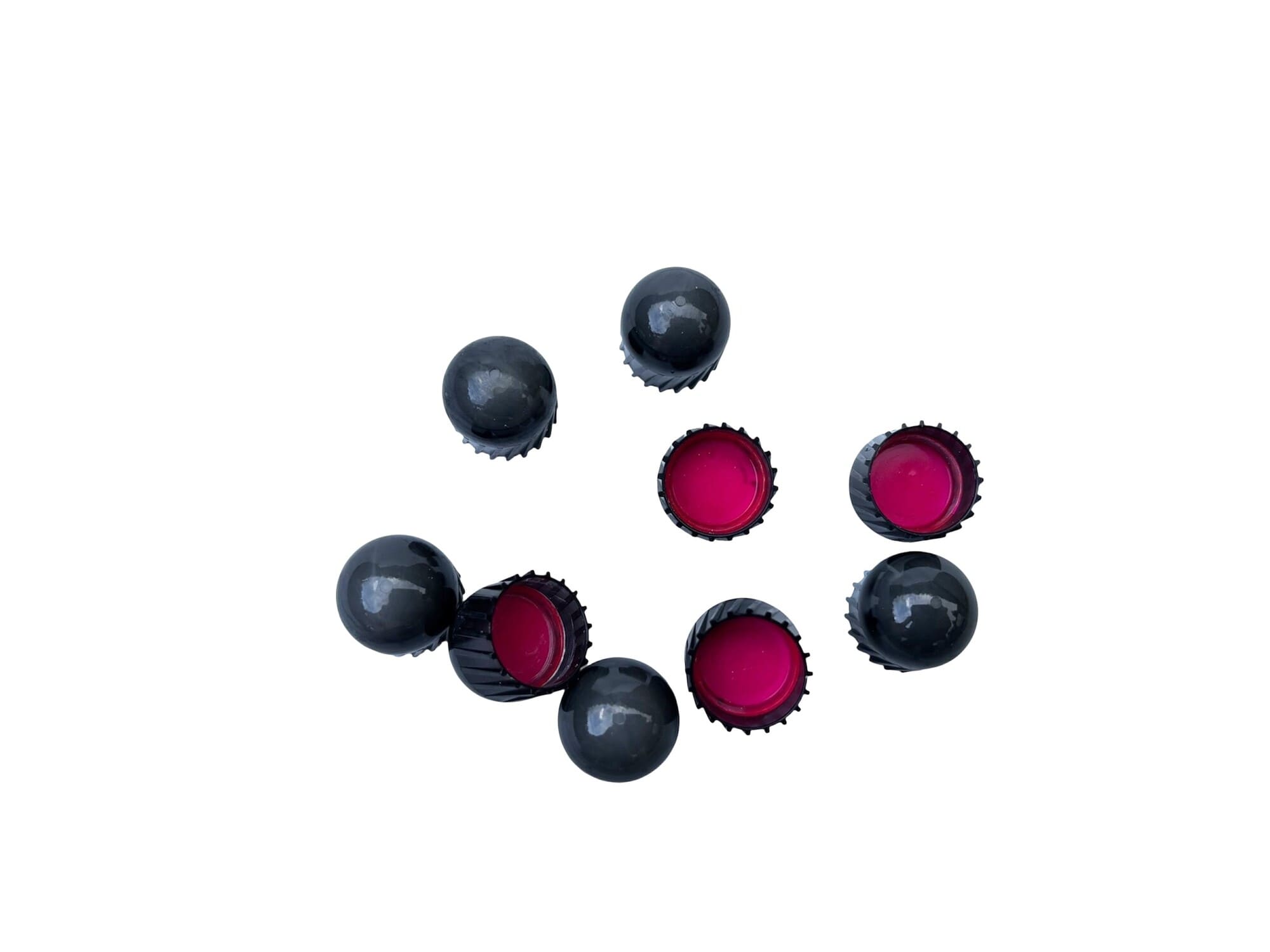 HS Projectiles Trainingsprojektile Paintball 200 Stueck Schwarz Pink MagFed