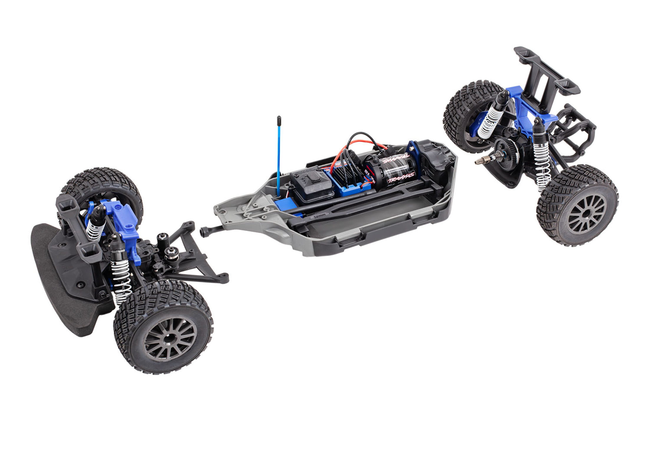 Traxxas RC Ford Fiesta ST 4x4 BL 2S Rally RTR 1-10 rot