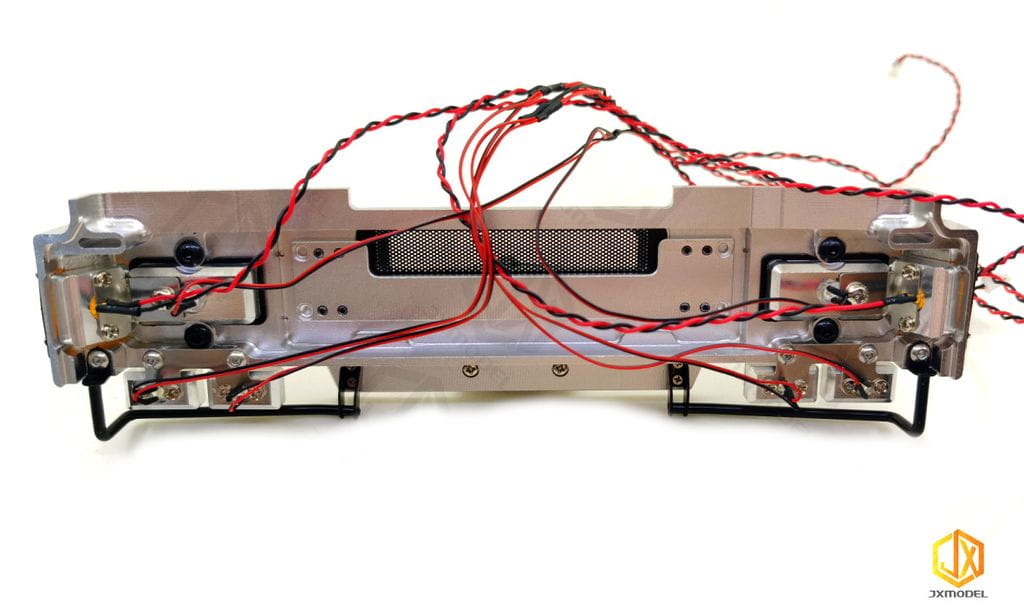 JXModel 1_14 Schwerlaststossstange aus Alu fuer MAN F2000 - RC-Zubehoer