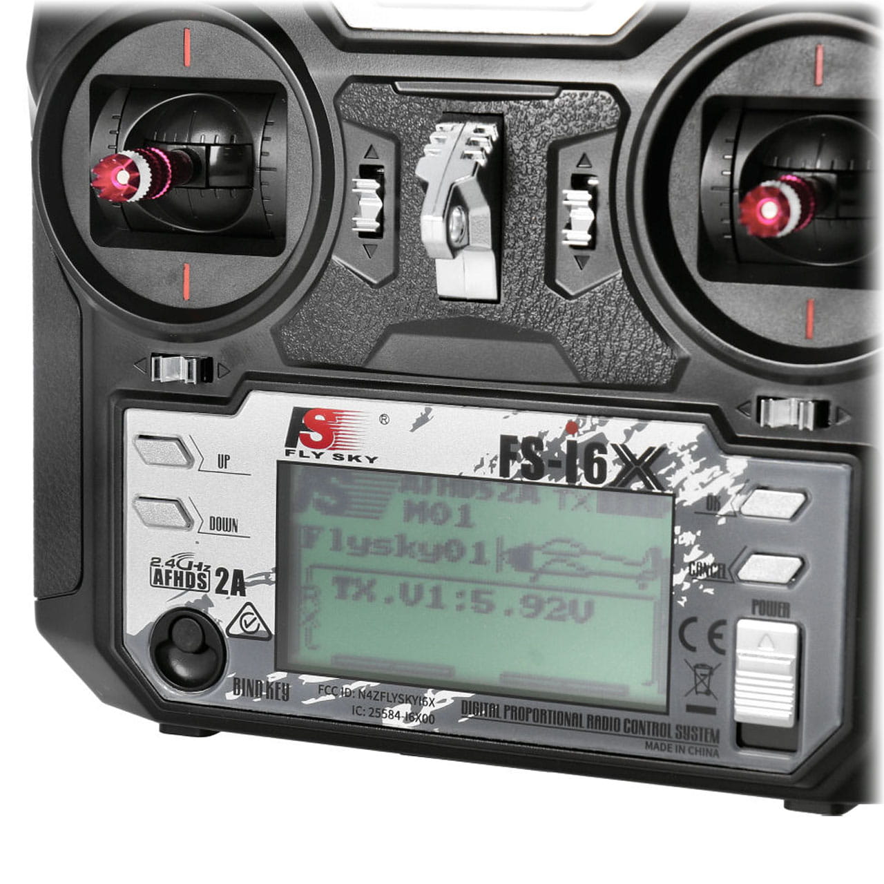 Flysky i6X Fernsteuerung Sender mit 6 Kanal Empfaenger - RC-Zubehoer