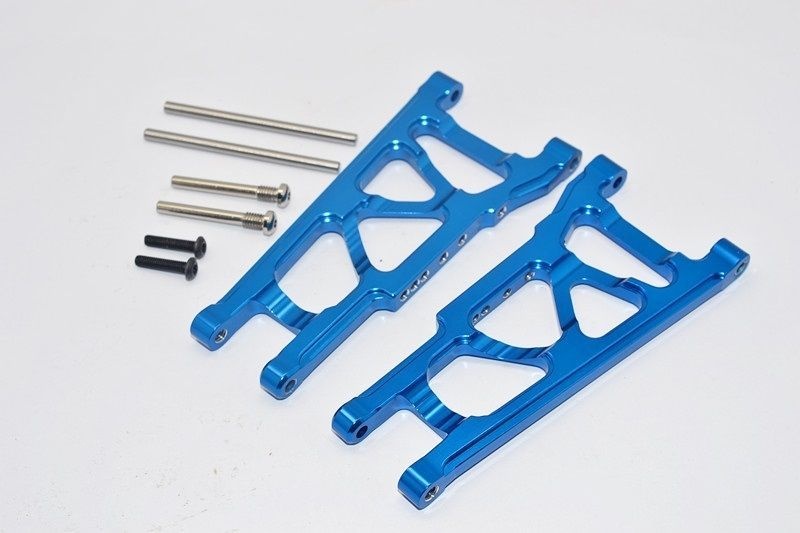GPM Alu Querlenker unten v_h eloxiert blau fuer Traxxas Slash_ Stampede_ Rustler_ Hoss_ XO-01 4x4 - R