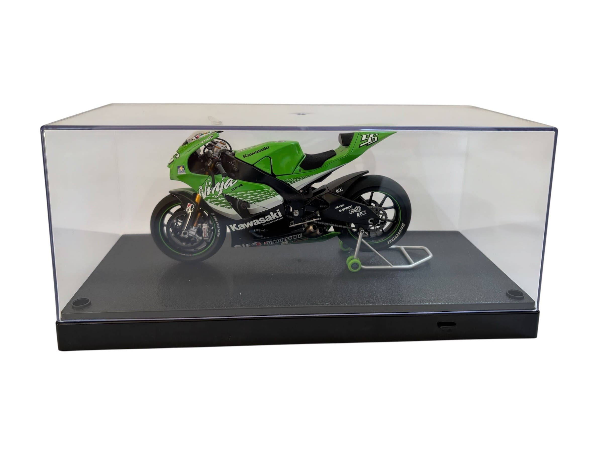 Triple9 LED-Vitrine fuer Modellautos 1_43_1_64 Schwarz mit Beleuchtung_