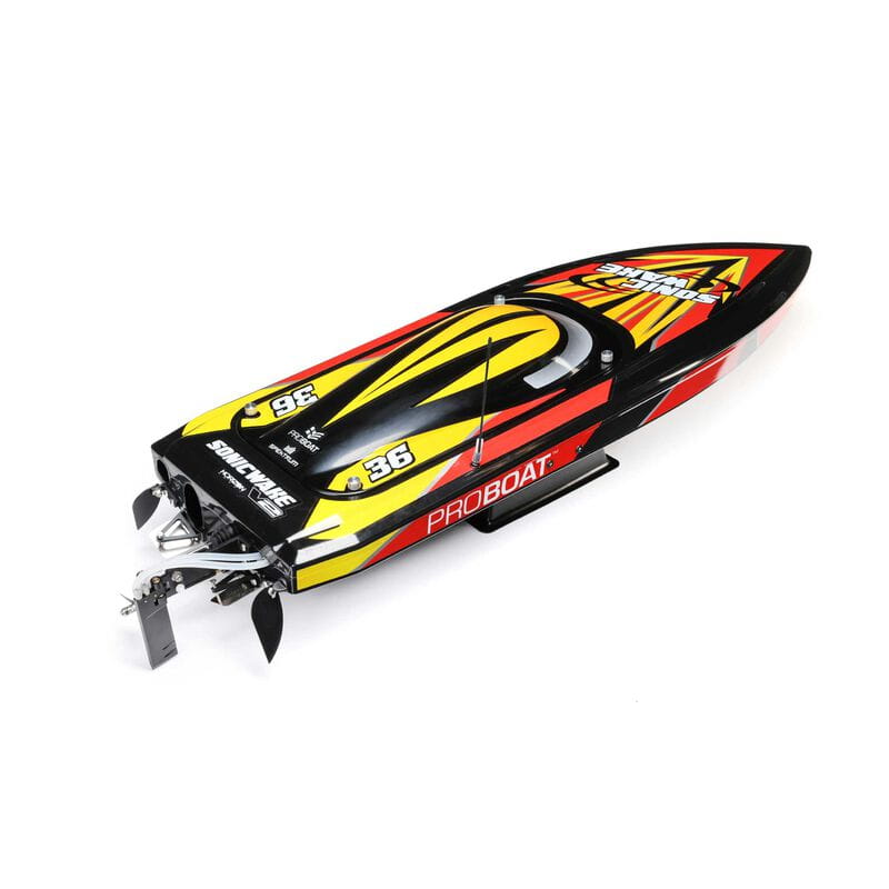 Proboat Sonicwake V2 36_ Brushless RC Boot Schwarz