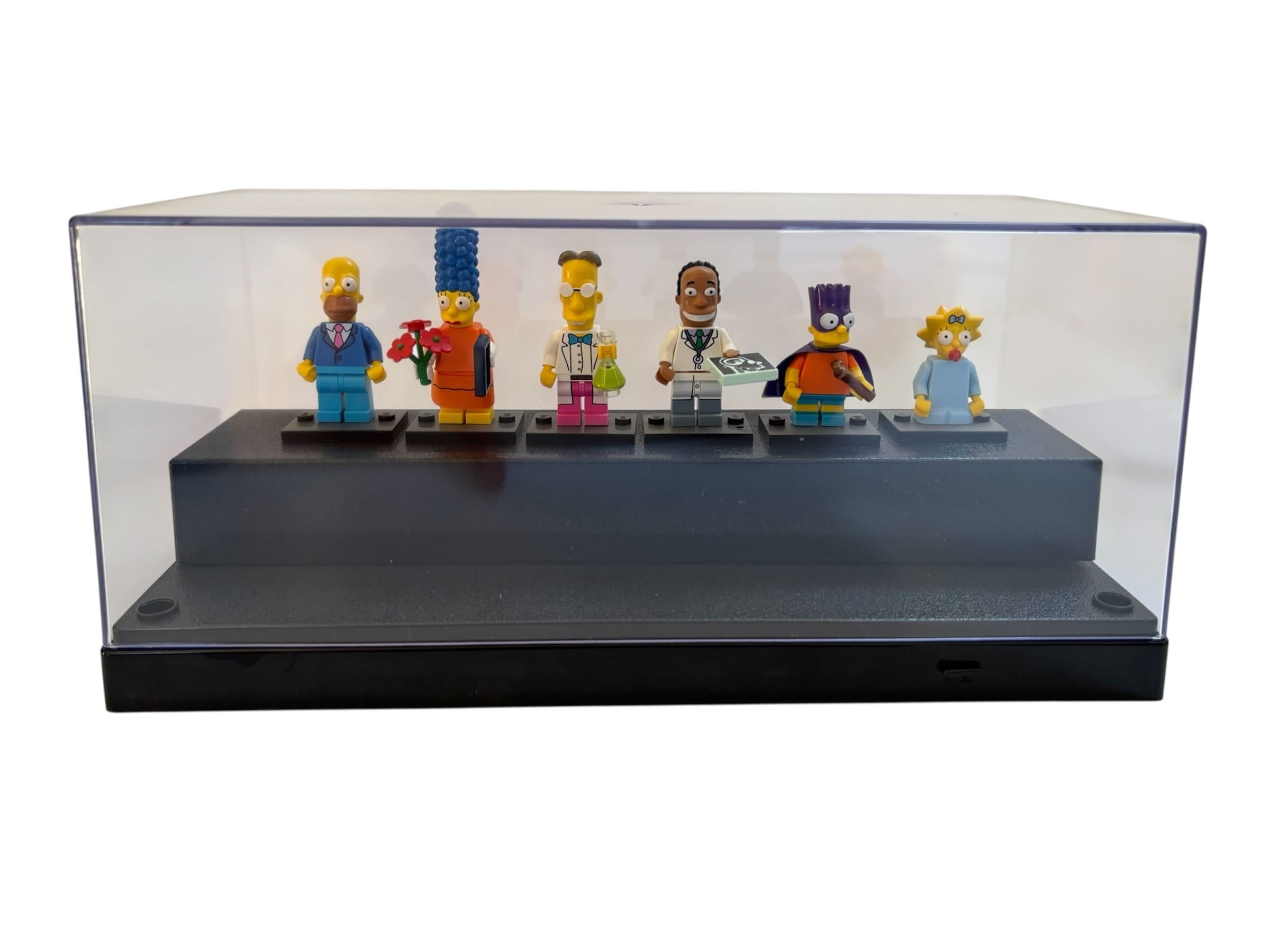 Triple9 LED-Vitrine fuer Modellautos 1_43_1_64 Schwarz mit Beleuchtung_