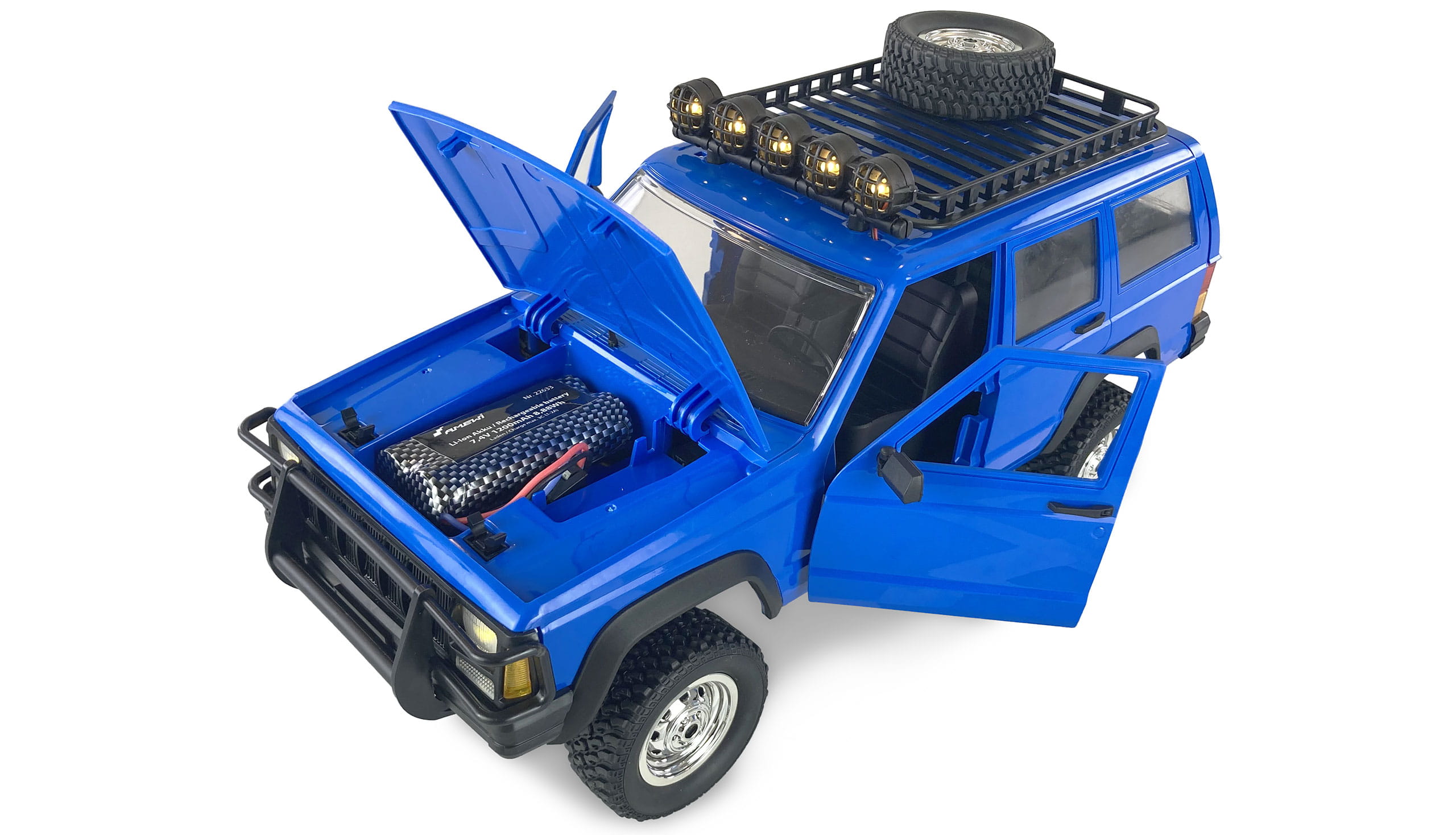 Amewi Scale Geländewagen JC-X12 1:12 RTR, blau