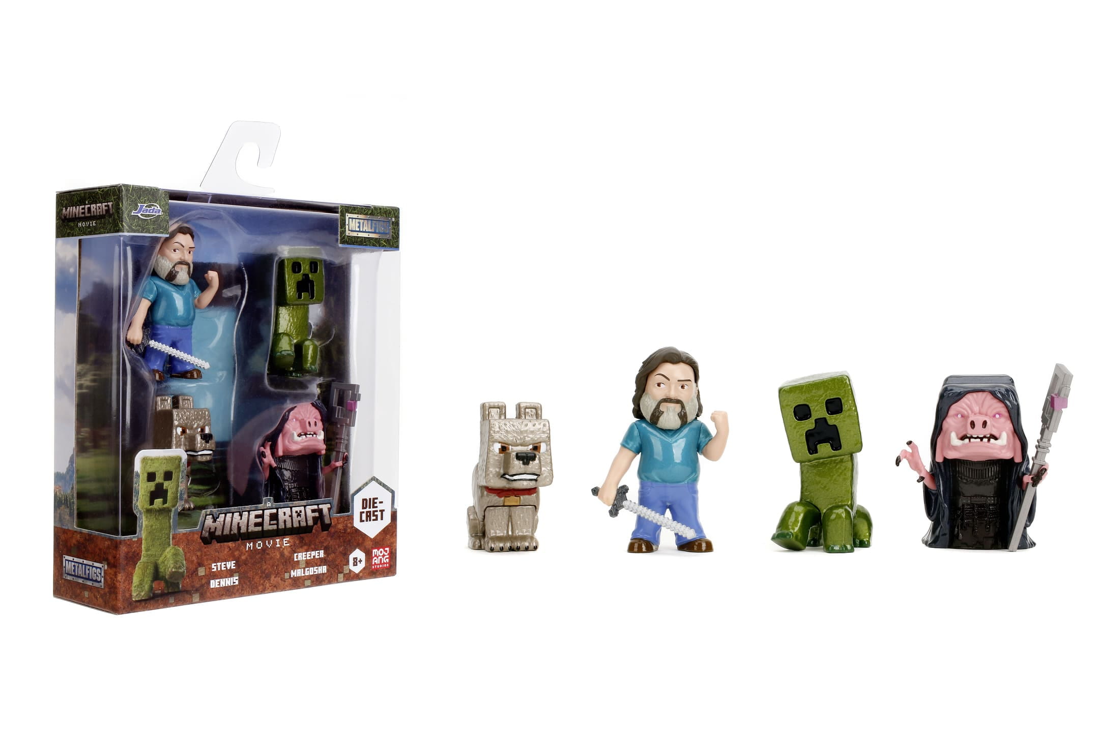 Minecraft Movie Figuren 4er-Set Welle 5 von Jada Toys