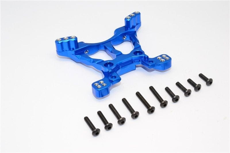 GPM Alu Daempfersteher vorn eloxiert blau fuer Traxxas Slash_Rally_Stampede 4x4 - RC-Zubehoer