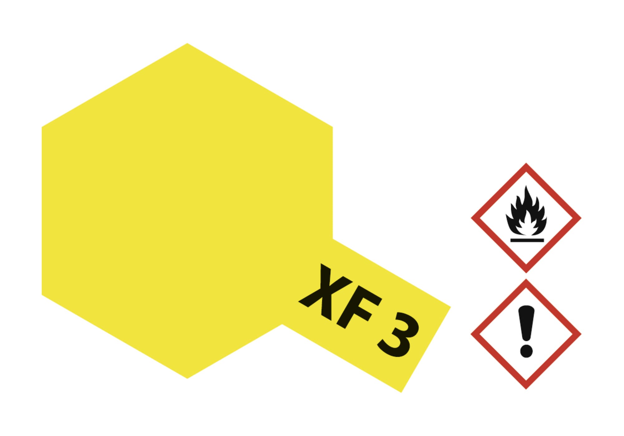 Tamiya Acrylfarbe XF3, XF -3 Gelb Matt 23 ml