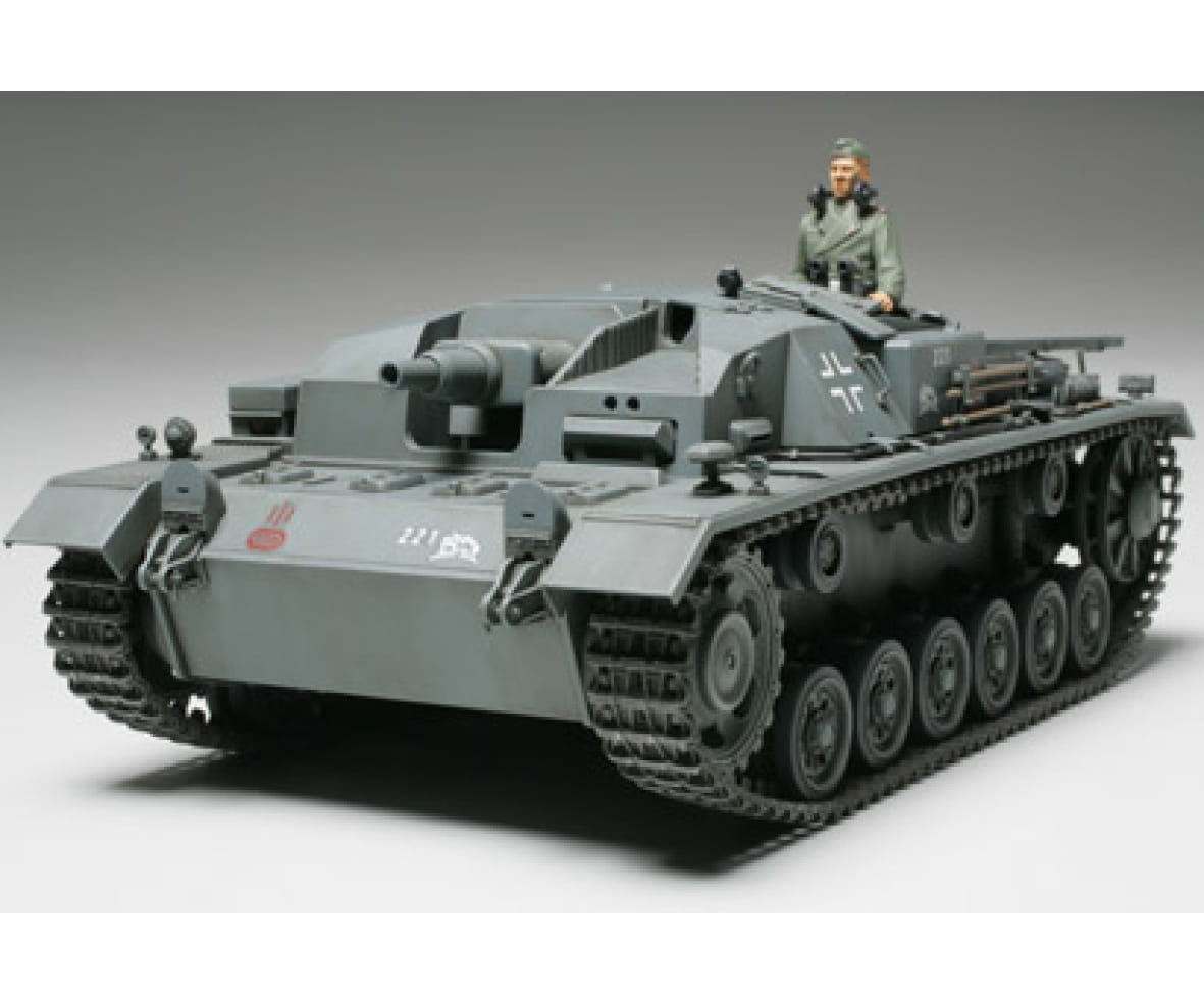 Tamiya WWII Deutscher Panzer Sturmgeschütz III B 1:35 Plastik Modellbau Militär Bausatz Tamiya WWII Deutscher Panzer Sturmgeschütz III B 1:35 Plastik Modellbau Militär Bausatz