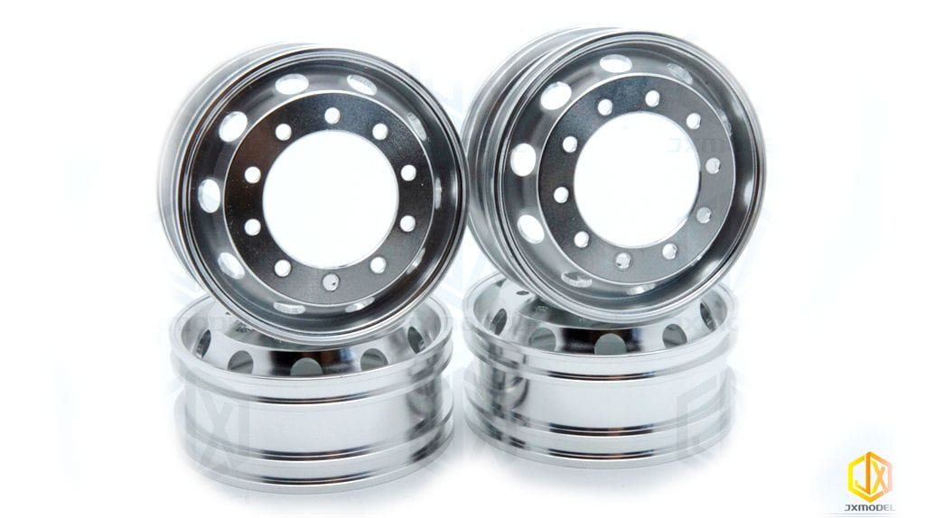 JXModel 1:14 Alufelgen für Antriebsachse hinten Paar JXModel 1_14 Alufelgen fuer Antriebsachse hinten Paar - RC-Zubehoer