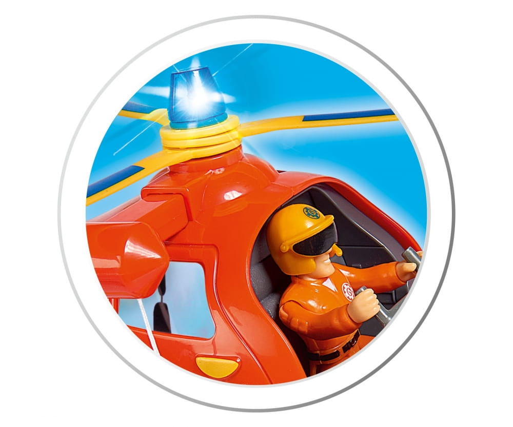 Simba Toys Sam Hubschrauber Wallaby mit Figur