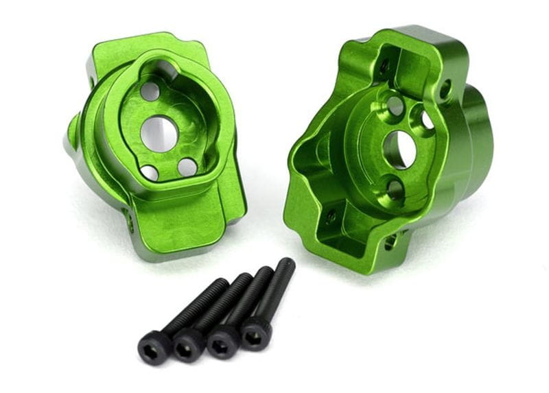 Traxxas Portal-Drive-Axle-Mount hinten Alu grün